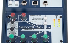 Mixer analog Soundcraft Notepad 5