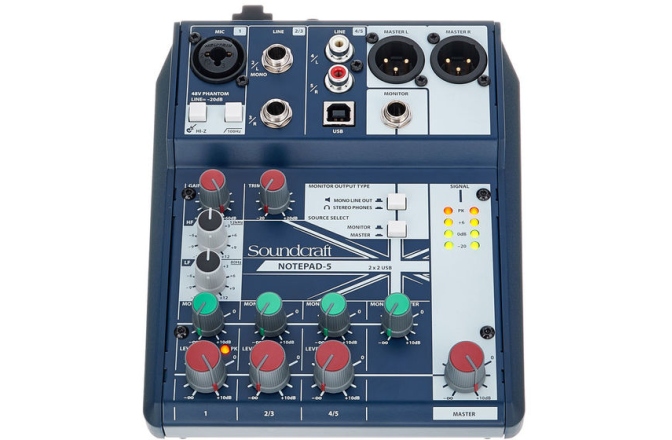 Mixer analog Soundcraft Notepad 5