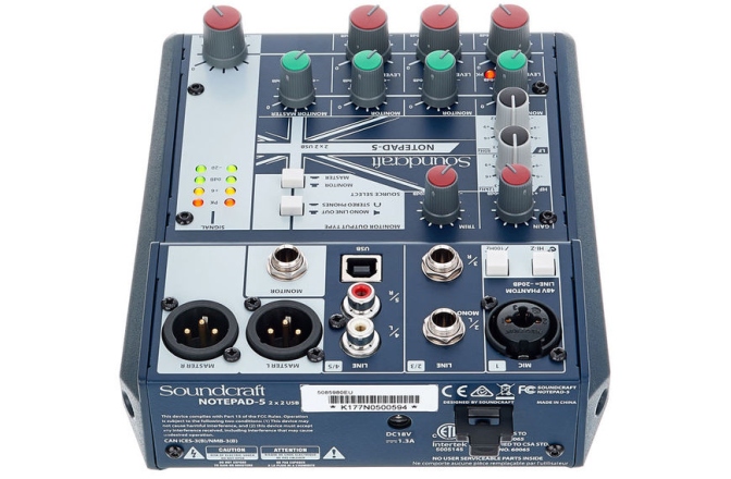 Mixer analog Soundcraft Notepad 5