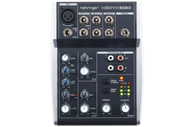 Mixer Analogic cu 5 Canale Behringer Xenyx 502S