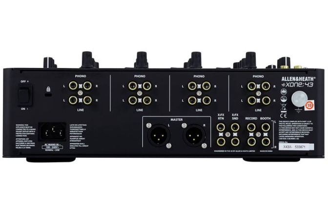 Mixer analogic de DJ cu 4+1 canale Allen&Heath XONE:43