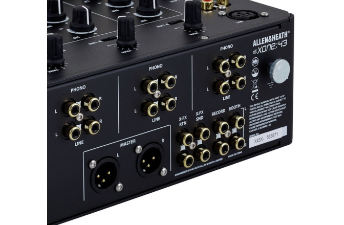 Mixer analogic de DJ cu 4+1 canale Allen&Heath XONE:43
