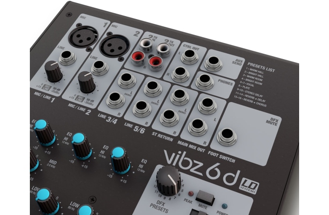Mixer analogic LD Systems VIBZ 6 D