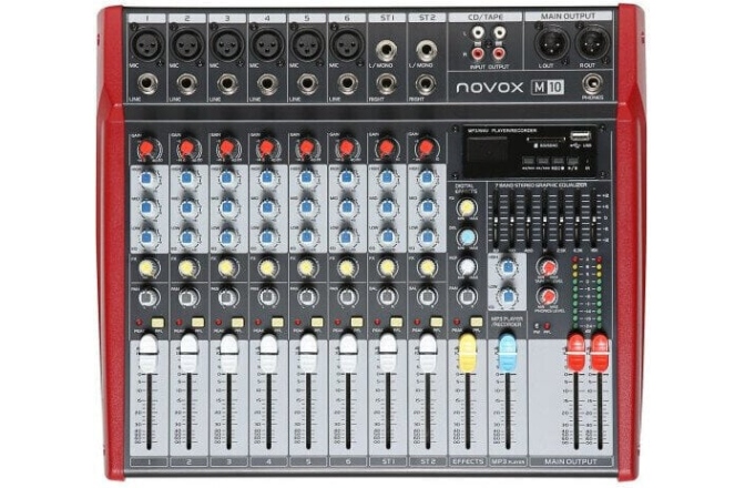 Mixer Analogic Novox M10 Audio Mixer