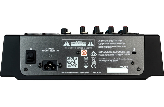 MIxer audio Allen&Heath ZED-6FX