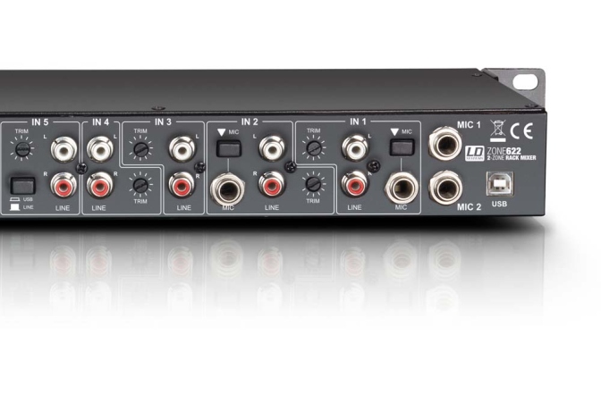 Mixer cu 2 zone LD Systems Zone 622