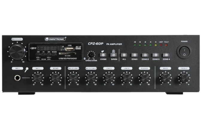 Mixer cu amplificare Omnitronic CPZ-60P