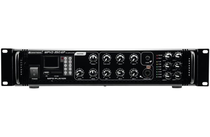 Mixer cu amplificare Omnitronic MPVZ-350.6P