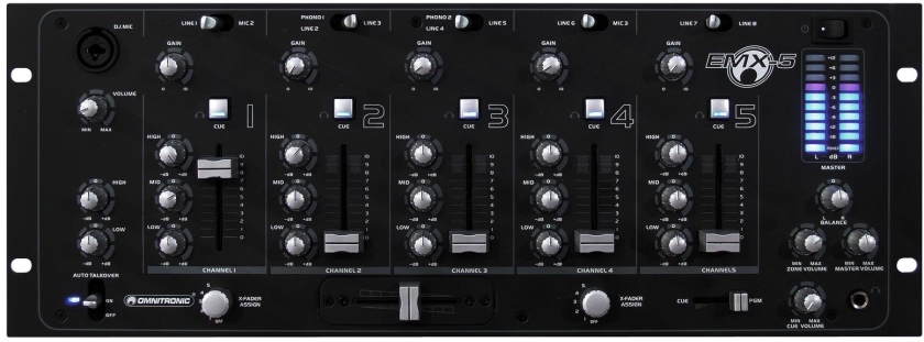 Omnitronic EMX-5 5-Channel Club Mixer