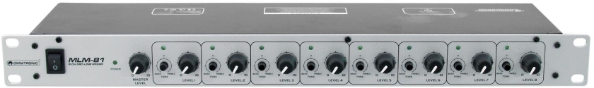 Omnitronic MLM-81 Microphone/Line Mixer