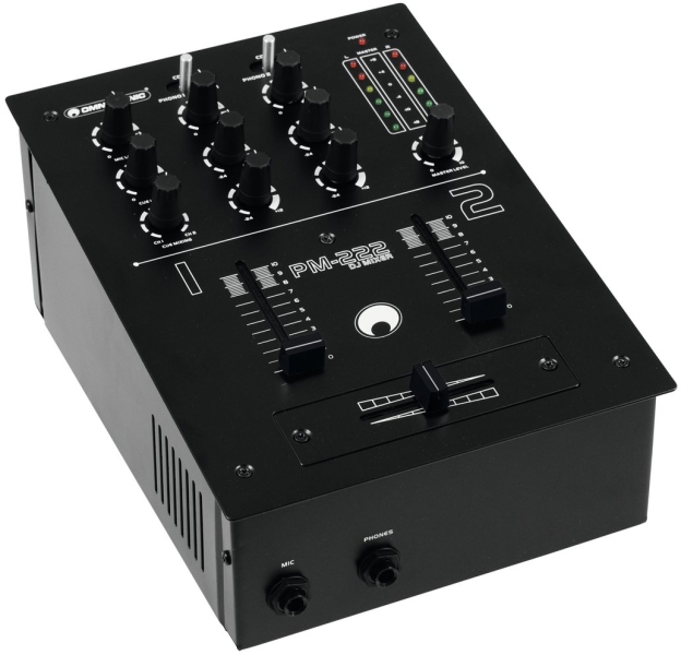 Omnitronic PM-222 2-Channel DJ Mixer