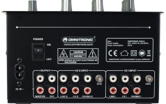 mixer dj 2 canale Omnitronic PM-222 2-Channel DJ Mixer