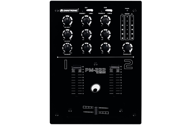 mixer dj 2 canale Omnitronic PM-222 2-Channel DJ Mixer