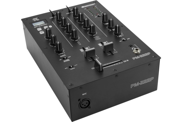 PM-222P 2-Channel DJ Mixer with Player PM-222P 2-Channel DJ Mixer with Player