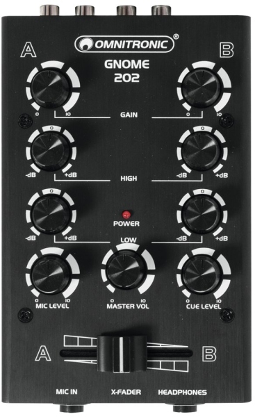 Omnitronic GNOME-202 Mini Mixer black
