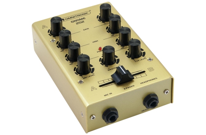 Mixer DJ Omnitronic GNOME-202 Mini Mixer gold