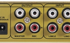 Mixer DJ Omnitronic GNOME-202 Mini Mixer gold