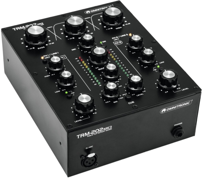 Omnitronic TRM-202 Mk3 Rotary Mixer