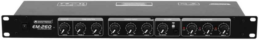 Omnitronic EM-260B Entertainment Mixer