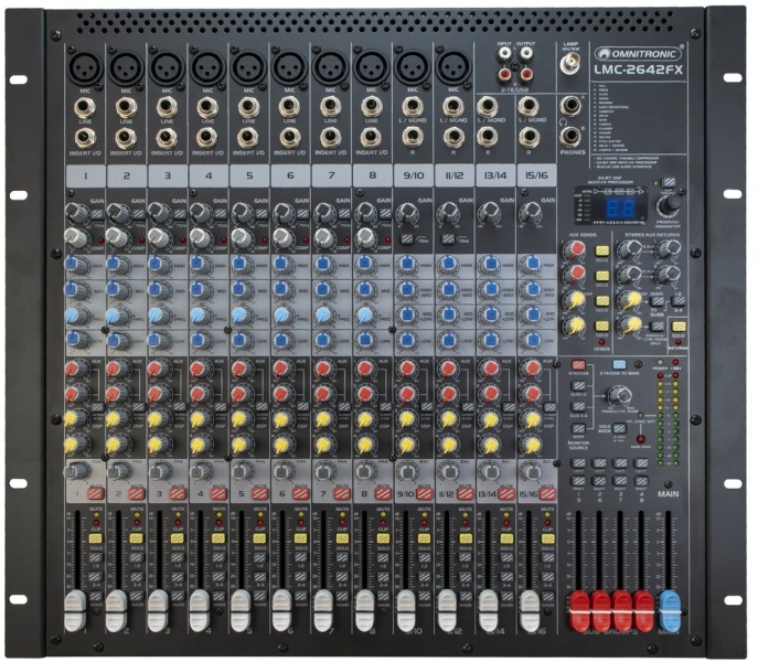 Omnitronic LMC-2642FX USB Mixing Console