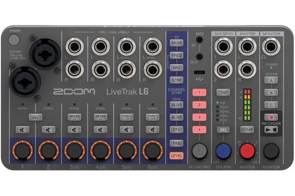 Zoom LiveTrak L-6