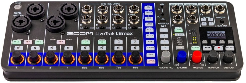 Zoom LiveTrak L-6max