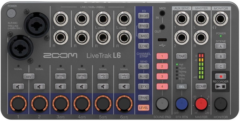 Zoom LiveTrak L6