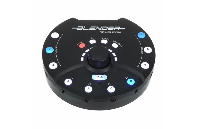 Mixer Stereo Portabil cu Interfață Audio USB TC Helicon BLENDER