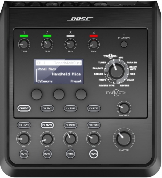 Mixer ultra-compact cu 4 canale Bose ToneMatch T4S