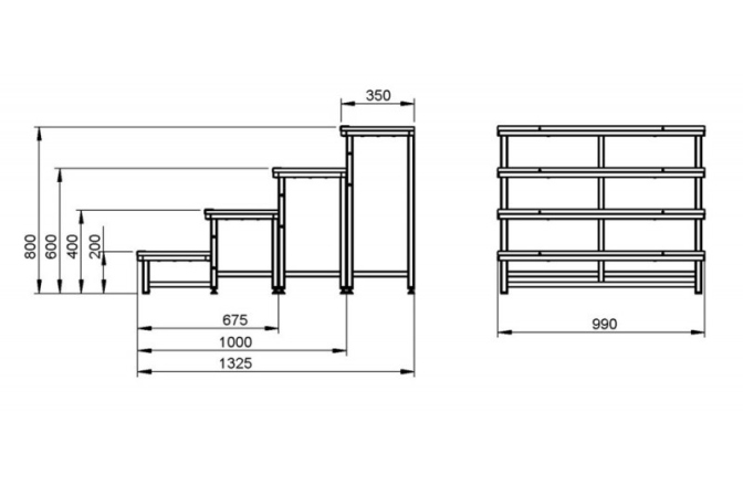 Module de trepte Alustage SM-02