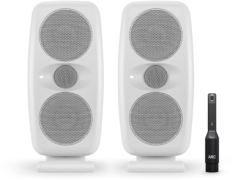 IK Multimedia iLoud MTM MKII White Pair Bundle