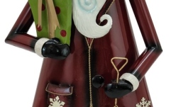 Moș Crăciun, Santa Claus Europalms Santa Claus, Metal, 150cm, red