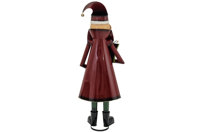Moș Crăciun, Santa Claus Europalms Santa Claus, Metal, 150cm, red