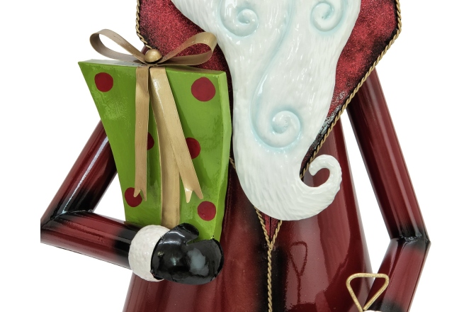 Moș Crăciun, Santa Claus Europalms Santa Claus, Metal, 150cm, red