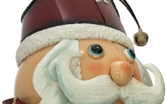 Moș Crăciun, Santa Claus Europalms Santa Claus, Metal, 150cm, red