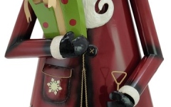 Moș Crăciun, Santa Claus Europalms Santa Claus, Metal, 195cm, red