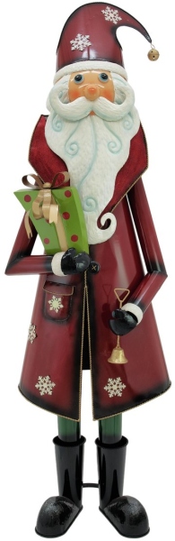 Europalms Santa Claus, Metal, 195cm, red