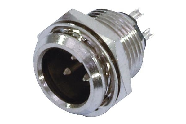 Mini XLR Mounting plug 3pin