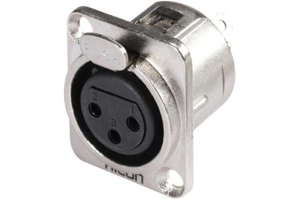 XLR mounting plug 3pin HI-X3DF