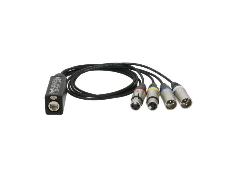 Klotz CATLink MINI 2/2-channel multicore adapteretherCON F - 2/2 x XLR 3p F/M