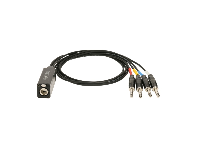 Klotz CATLink MINI 4-channel multicore adapteretherCON F - 4x TRS 3p M