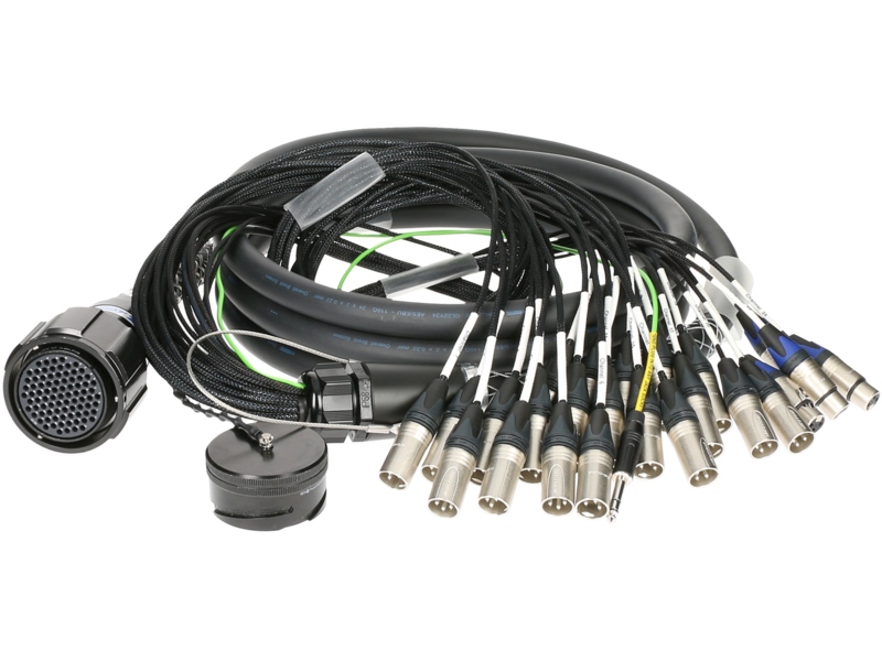 Klotz PolyLIVE - RMP 85p F - 20x XLR M / 4x XLR F24-channel PolyLIVE - analog fanout - PVC - Neutrik® - metal / Remke - 10 m