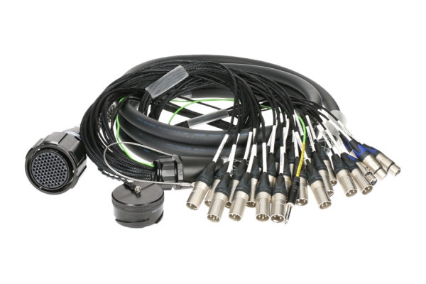 Klotz PolyLIVE - RMP 85p F - 20x XLR M / 4x XLR F24-channel PolyLIVE - analog fanout - PVC - Neutrik® - plastic / ZEP - 3 m