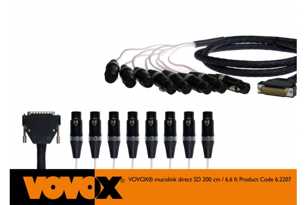 Vovox Mucolink direct SD DB25-XLRf 100
