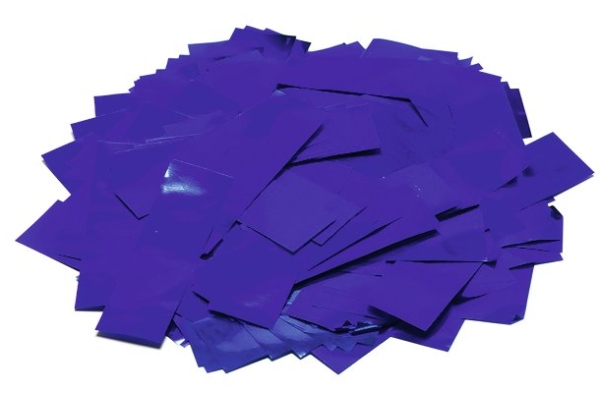 Metallic Confetti rectangular 55x18mm, blue, 1kg Metallic Confetti rectangular 55x18mm, blue, 1kg