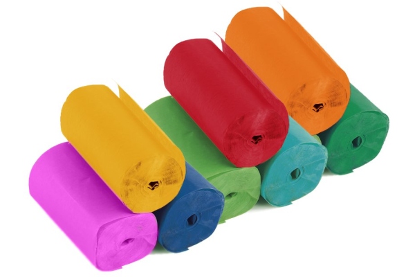 Slowfall Streamers 10mx5cm, multicolor, 10x Slowfall Streamers 10mx5cm, multicolor, 10x
