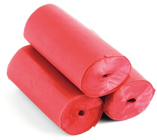 TCM FX Slowfall Streamers 10mx5cm, red, 10x