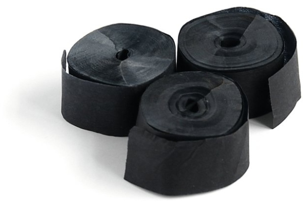 Slowfall Streamers 10mx1.5cm, black, 32x