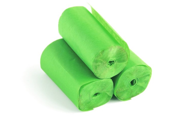 Slowfall Streamers 10mx5cm, light green, 10x Slowfall Streamers 10mx5cm, light green, 10x