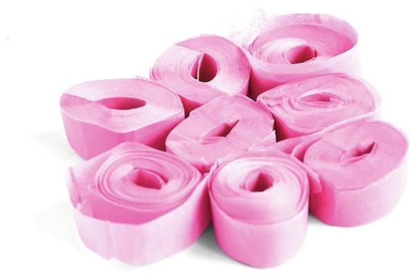 Slowfall Streamers 5mx0.85cm, pink, 100x Slowfall Streamers 5mx0.85cm, pink, 100x